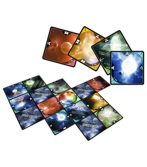 画像ギャラリー No.001のサムネイル画像 / ゲームマーケット2017秋で完売したカードゲーム「スペースエディター」が12月24日に発売