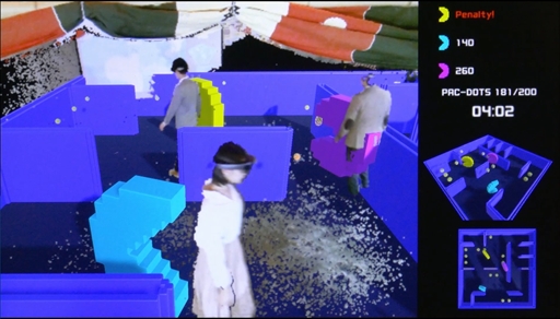 画像ギャラリー No.007のサムネイル画像 / 「ナンジャタウン」に国内初となるMR技術を応用したアトラクションが導入。第1弾はリアル・パックマン・アトラクション「PAC IN TOWN」