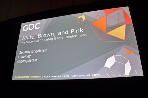 Gdc 18 またボードゲームデザインデイがgdcにやってきた ボードゲームにおけるランダマイザの特性とは