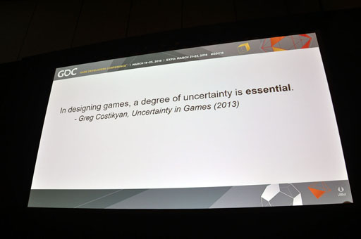 画像集 No.003のサムネイル画像 / ［GDC 2018］またボードゲームデザインデイがGDCにやってきた。ボードゲームにおけるランダマイザの特性とは