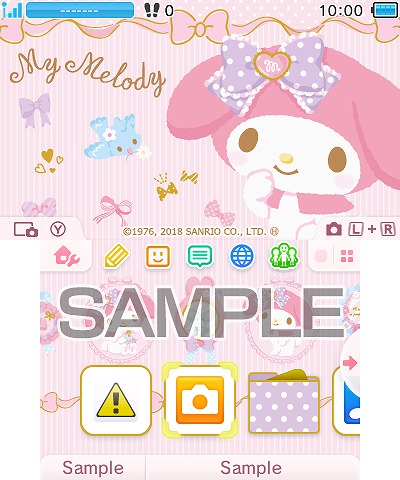 画像ギャラリー No.001のサムネイル画像 / フリュー,サンリオキャラクターズの3DSテーマを6週にわたって連続配信