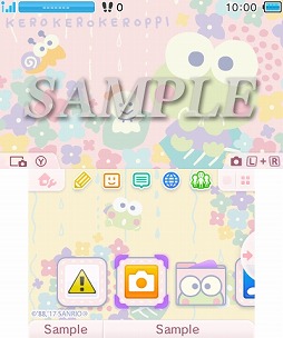 画像ギャラリー No.004のサムネイル画像 / フリュー,サンリオキャラクターズの3DSテーマを6週にわたって連続配信