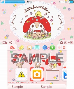 画像ギャラリー No.009のサムネイル画像 / フリュー,サンリオキャラクターズの3DSテーマを6週にわたって連続配信