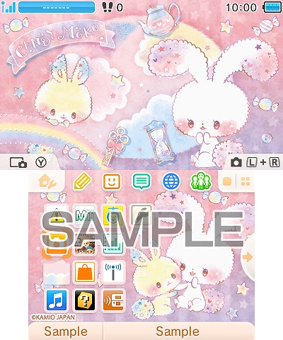 画像ギャラリー No.001のサムネイル画像 / フリュー,「Candy Moko」の3DSテーマを本日より配信