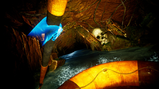 画像ギャラリー No.002のサムネイル画像 / VR ZONEの新アクティビティ「冒険川下りVR ラピッドリバー」先行体験レポート。横回転なのに酔わないVR,その“究極の答え”とは