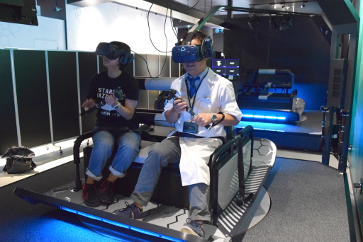 画像ギャラリー No.010のサムネイル画像 / VR ZONEの新アクティビティ「冒険川下りVR ラピッドリバー」先行体験レポート。横回転なのに酔わないVR,その“究極の答え”とは