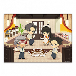 画像ギャラリー No.003のサムネイル画像 / カプコンカフェ イオンレイクタウン店で提供される,逆転裁判カフェコラボグッズが公開