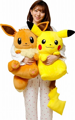 画像ギャラリー No.004のサムネイル画像 / ピカチュウとイーブイのぬいぐるみが受注受付を開始
