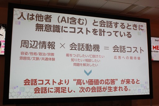 画像ギャラリー No.046のサムネイル画像 / AIの現在と未来を提示するセミナー「AI MEETUP 2 AIキャラクタービジネス最前線」をレポート。キャラクターAIと自由に囁き合う日も遠くない?