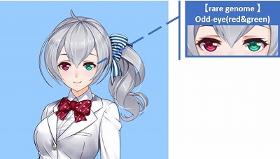 画像ギャラリー No.004のサムネイル画像 / Live2Dを利用したゲーム「CryptoKanojo」,100本限定のセールを実施中