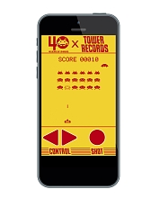 画像ギャラリー No.002のサムネイル画像 / タワーレコードが,「スペースインベーダー」とコラボした“WINTER SALE 2018”を11月23日から開催