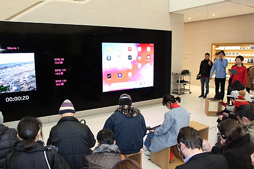 画像ギャラリー No.014のサムネイル画像 / Q-GamesのBaiyon氏がiPadを使って映像製作のノウハウをレクチャー。Apple京都で開催されたワークショップをレポート