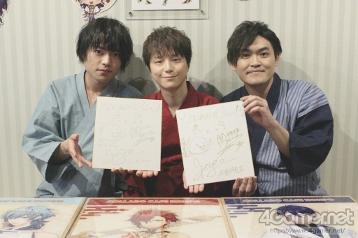 画像ギャラリー No.019のサムネイル画像 / 堀江 瞬さん,木島隆一さん,河西健吾さんのお気に入りメニューは? 「なむあみだ仏っ!-蓮台 UTENA-」コラボカフェレポート&インタビュー