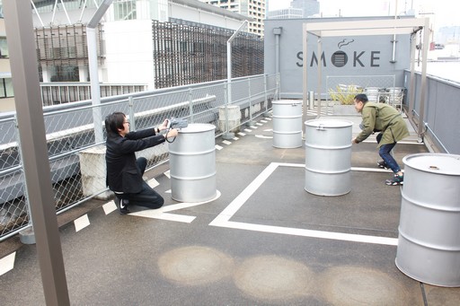 画像ギャラリー No.009のサムネイル画像 / デジタルガジェット「X-TAG」のメディア先行体験会レポート。光線銃とスマホのタッグで次世代サバイバルゲームが誕生する?