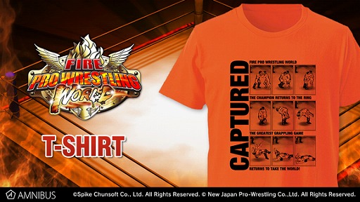 画像ギャラリー No.004のサムネイル画像 / 「ファイヤープロレスリング ワールド」のiPhoneケースやTシャツなどがAMNIBUSにて受注開始