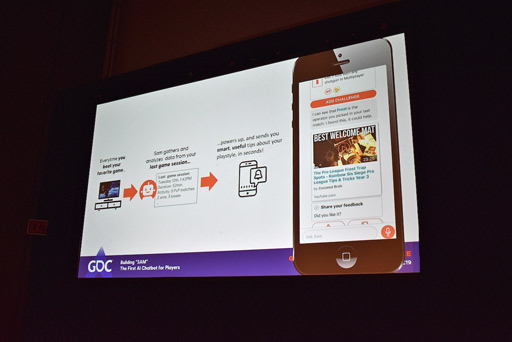꡼ No.007Υͥ / GDC 2019ϥϥSAMޡòAIȤҲ𤹤Building "SAM" the First AI Chatbot for Playersפݡ