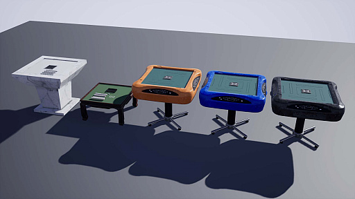 画像ギャラリー No.003のサムネイル画像 / Bunno pen,リアルな麻雀の3Dモデルデータ「Mahjong」をリリース。「アカギ」の透明牌も再現