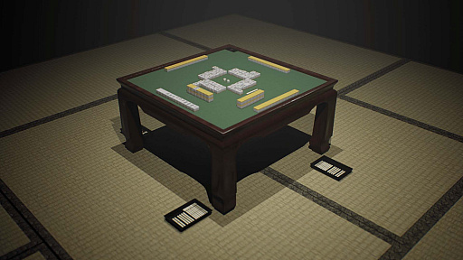 画像集 No.007のサムネイル画像 / Bunno pen，リアルな麻雀の3Dモデルデータ「Mahjong」をリリース。「アカギ」の透明牌も再現