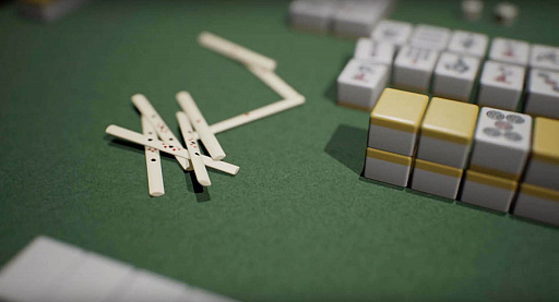 画像ギャラリー No.008のサムネイル画像 / Bunno pen,リアルな麻雀の3Dモデルデータ「Mahjong」をリリース。「アカギ」の透明牌も再現