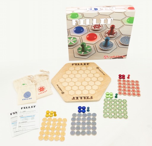 画像ギャラリー No.003のサムネイル画像 / ラディアスリー,ボードゲーム「FILLIT PREMIUM WOOD EDITION」をゲームマーケット2019春に出展