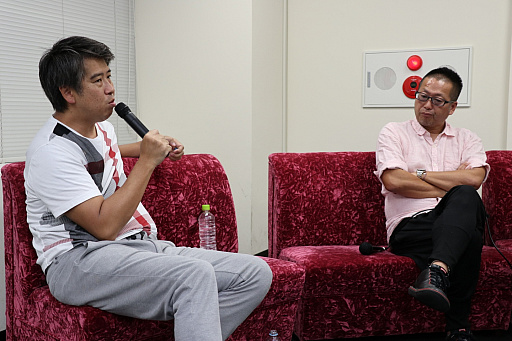 画像ギャラリー No.006のサムネイル画像 / 国内スマホゲーム隆盛の立役者・岡本吉起氏と森下一喜氏が,業界やゲーム開発のこだわりを語った「黒川塾 六十九」をレポート