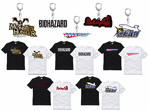 画像ギャラリー No.002のサムネイル画像 / イーカプコン限定グッズが予約開始。「ストV」のキャラクターTシャツや,ゲームタイトルのアクリルキーホルダーなど