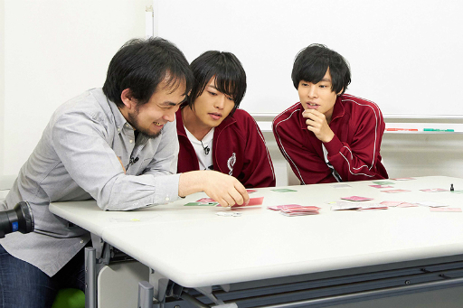 画像ギャラリー No.004のサムネイル画像 / カナイセイジ氏がアドバイザーに就任。岡本信彦さんと,堀江 瞬さんがゲーム制作に挑戦する「ボドゲであそぼ 2ターンめ!」収録レポート