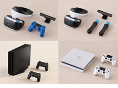 フィギュアの小物にぴったり（？） PS4本体とPS VRのミニチュアフィギュアがカプセル自販機で8月第2週より順次発売へ