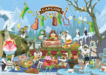 画像ギャラリー No.003のサムネイル画像 / カプコンカフェの池袋店とレイクタウン店における9月のコラボ情報が公開に