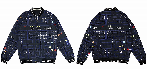 画像ギャラリー No.003のサムネイル画像 / リペアーからパックマンの地図柄スカジャンが10月中旬に登場。予約受付中
