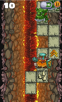 画像ギャラリー No.003のサムネイル画像 / 「ぐつぐつマグマとドワーフ」が「Yahoo!ゲーム かんたんゲーム」に登場