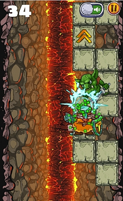 画像ギャラリー No.004のサムネイル画像 / 「ぐつぐつマグマとドワーフ」が「Yahoo!ゲーム かんたんゲーム」に登場