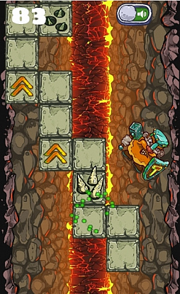 画像ギャラリー No.005のサムネイル画像 / 「ぐつぐつマグマとドワーフ」が「Yahoo!ゲーム かんたんゲーム」に登場