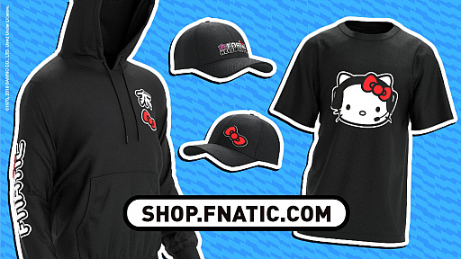 画像ギャラリー No.004のサムネイル画像 / 「FNATIC NIGHT」レポート,eスポーツチームのFNATICがハローキティとコラボ。2020年には本格的な日本進出も