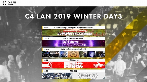 ߷LANѡƥC4 LAN 2019 WINTERפΥơ٥Ȥȯɽ