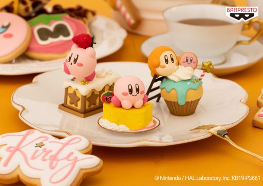 画像(001)「星のカービィ」お菓子モチーフフィギュア第2弾がプライズとして3月26日に登場