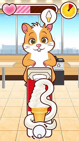 画像ギャラリー No.006のサムネイル画像 / タイトーがキッズ向けゲーム「わくわく♪ハンバーガー」を3月中旬より全国のAM施設で稼働