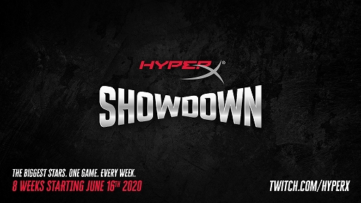 画像ギャラリー No.001のサムネイル画像 / HyperX,オンラインゲーミング大会「HyperX Showdown」を発表。ゲーム業界の著名人などの対戦を毎週放送