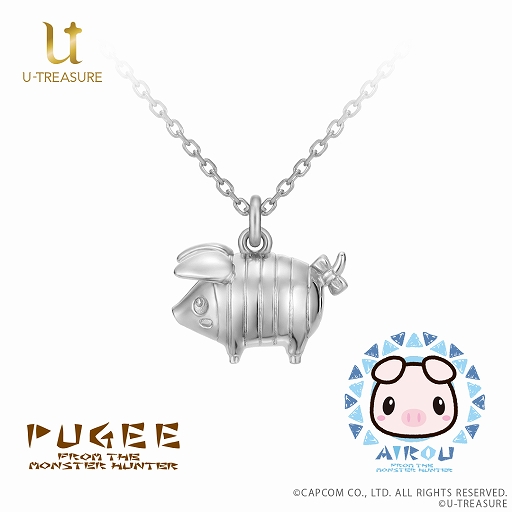 画像ギャラリー No.003のサムネイル画像 / 「モンスターハンター」シリーズの“アイルー”と“プーギー”をモチーフにした新作ネックレスが登場