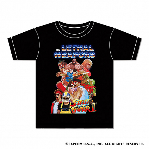 画像ギャラリー No.010のサムネイル画像 / ストリートファイターIIとザ・リーサルウェポンズのコラボTシャツが発売決定。「昇龍拳が出ない」Tシャツなど全3種類