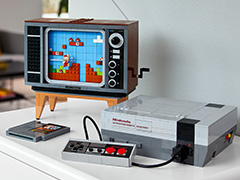 「LEGO NES」がレゴと任天堂の新たなコラボ製品として8月1日発売へ。1980年代スタイルのテレビセットと共にスーパーマリオの世界を再現