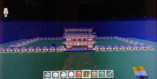 Minecraft 内に歴史的建造物を再現して訪れる バーチャル修学旅行 が麗澤中学 高等学校にて実施