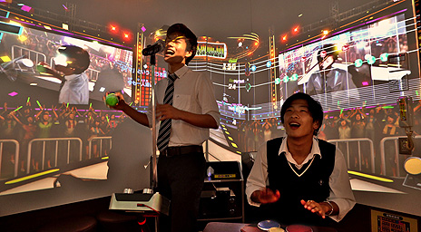画像ギャラリー No.006のサムネイル画像 / カラオケと音ゲーを融合させた「ゲームカラオケ」が,10月30日オープンの“カラオケまねきねこ 渋谷本店”に導入へ