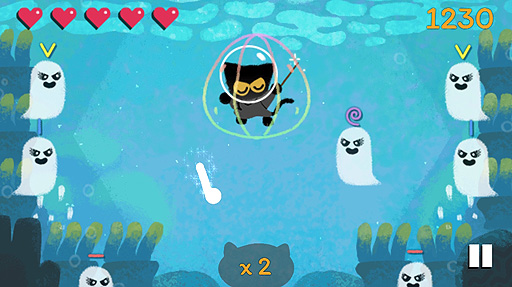 Googleのハロウィン企画で 黒猫 モモがオバケ退治に挑むdoodleゲームが再び登場 年版の舞台は海