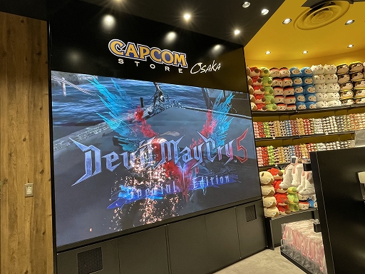 画像ギャラリー No.002のサムネイル画像 / カプコンストア大阪にLEDビジョンが導入