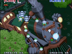 画像ギャラリー No.008のサムネイル画像 / NEOGEO用カセット「バンバンバスターズ」「NEO ドリフトアウト」「キャプテン・トマディ」が発売