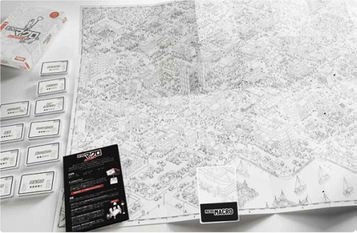 画像ギャラリー No.002のサムネイル画像 / ボードゲーム「ミクロマクロ:クライムシティ」日本語版がホビージャパンから発売