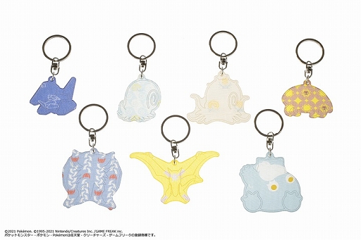ポケモンシャツの端切れを使用したアクリルキーホルダーの第5弾が2月19