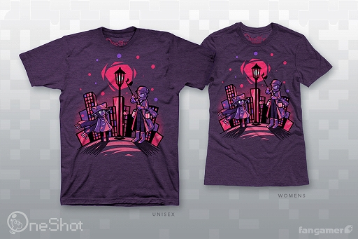 画像ギャラリー No.003のサムネイル画像 / パズルADV「OneShot」とコラボしたオリジナルTシャツやピンバッジセットなどグッズがFangamer Japanから登場