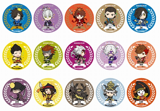 画像ギャラリー No.002のサムネイル画像 / “「戦国BASARA」武将総選挙2020 開票生配信”グッズ化アイテムの受注販売が開始。武将人気投票の最終結果も発表